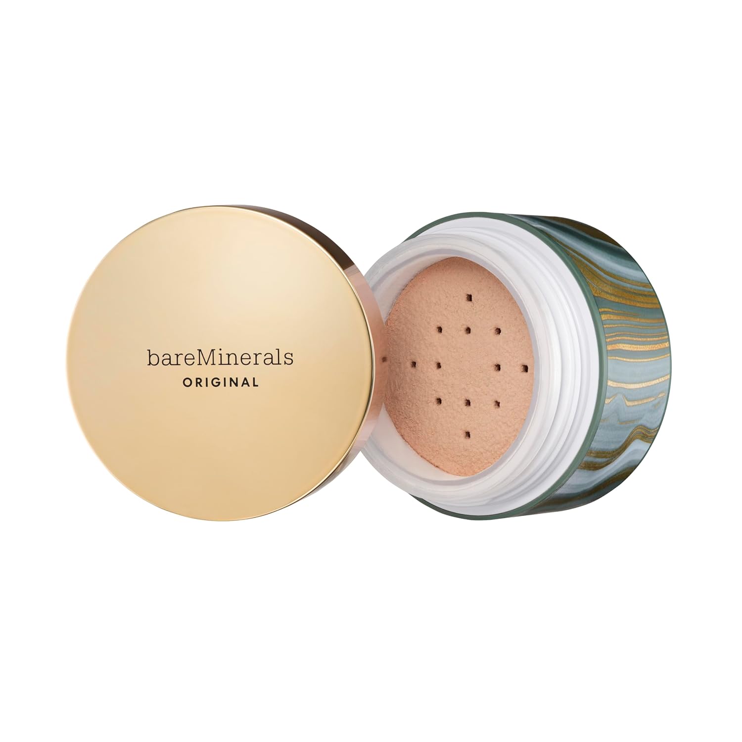 Detalle de bareMinerals Deluxe Original Loose Mineral Foundation SPF 15 — Holiday Size 💄