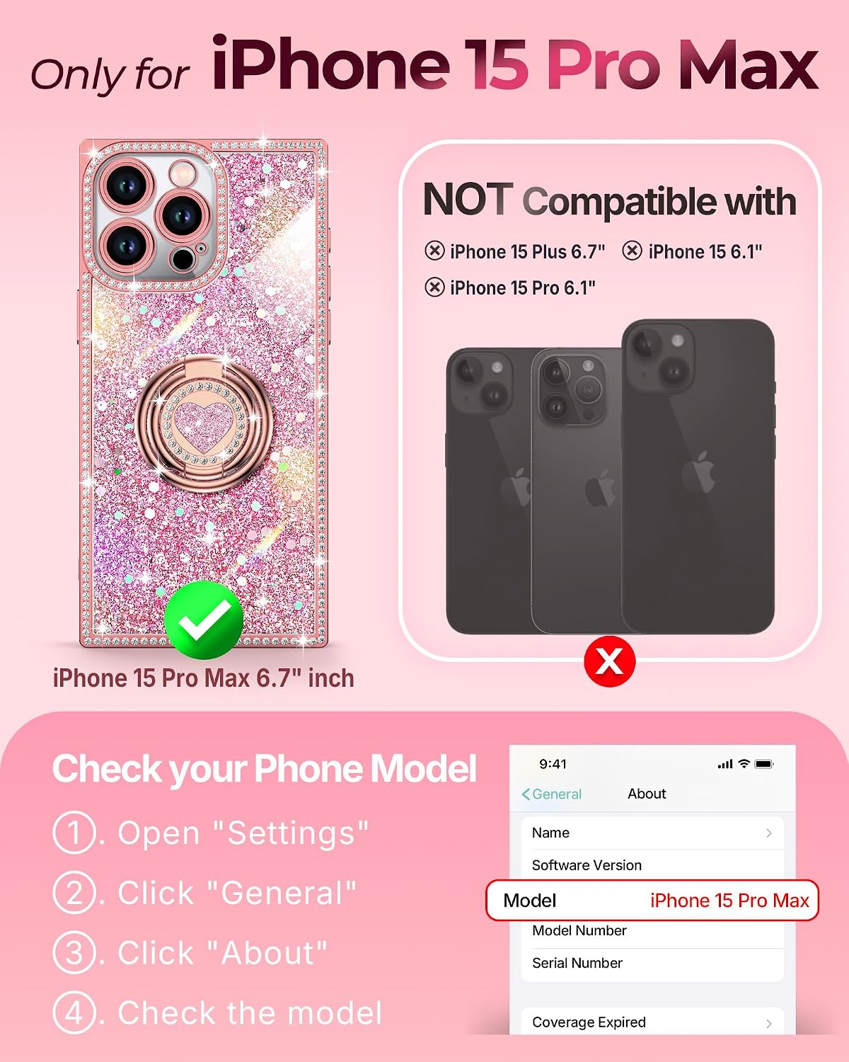 Thumbnail 5 de XYZ iPhone 15 Pro Max Case 6.7-inch