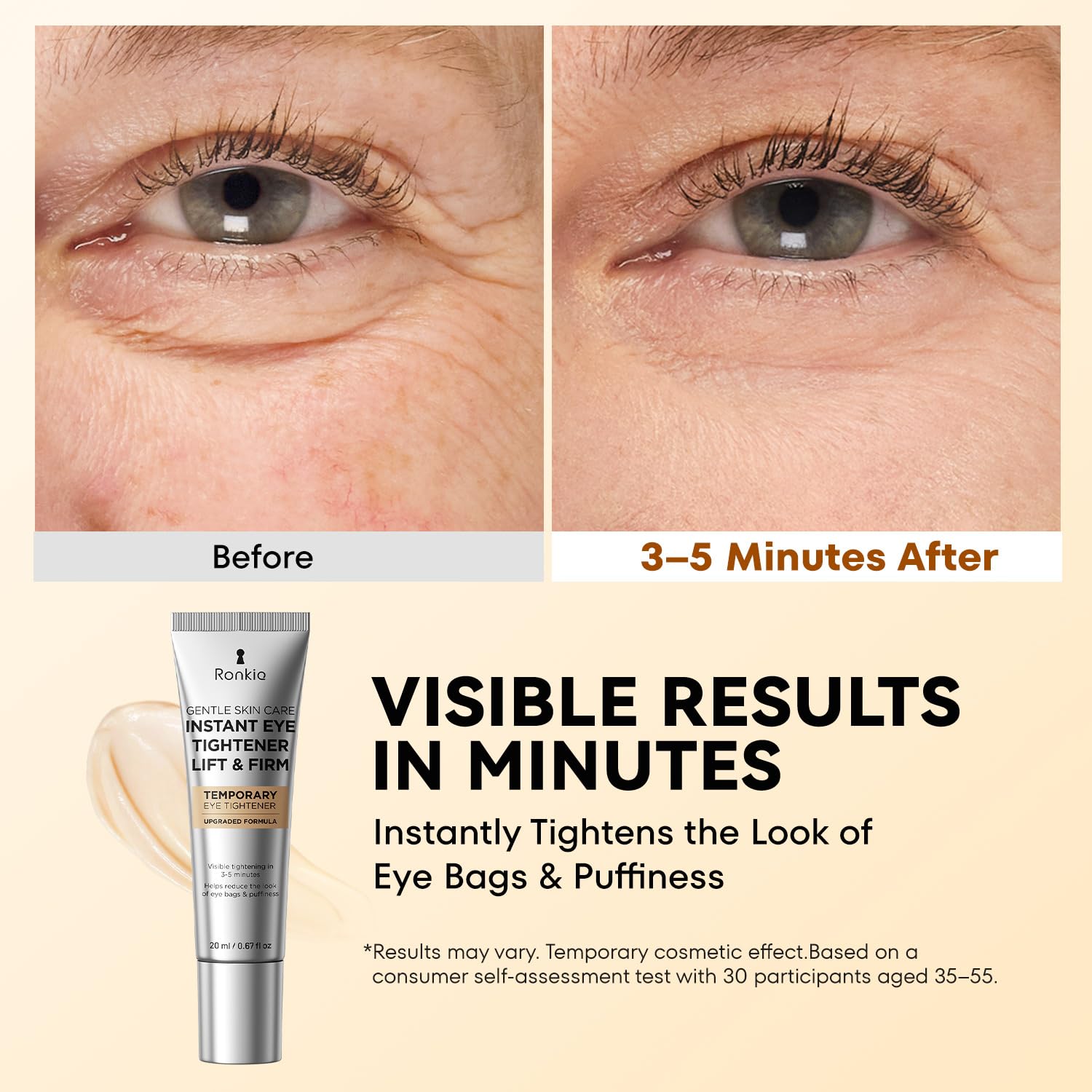 Thumbnail 1 de RONKIE Instant Firm Eye Tightener: Upgraded Formula for Women, 0.67 oz