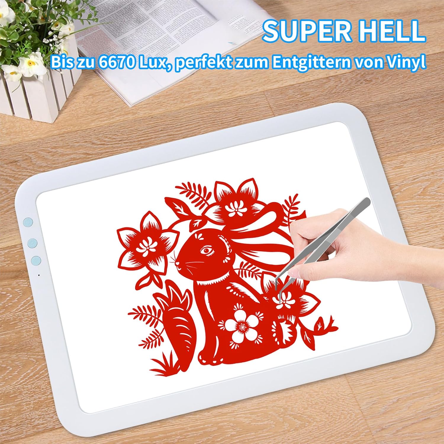 Thumbnail 4 de TOHETO A3 Mesa de Luz LED Recargable Brillo Ajustable 💡