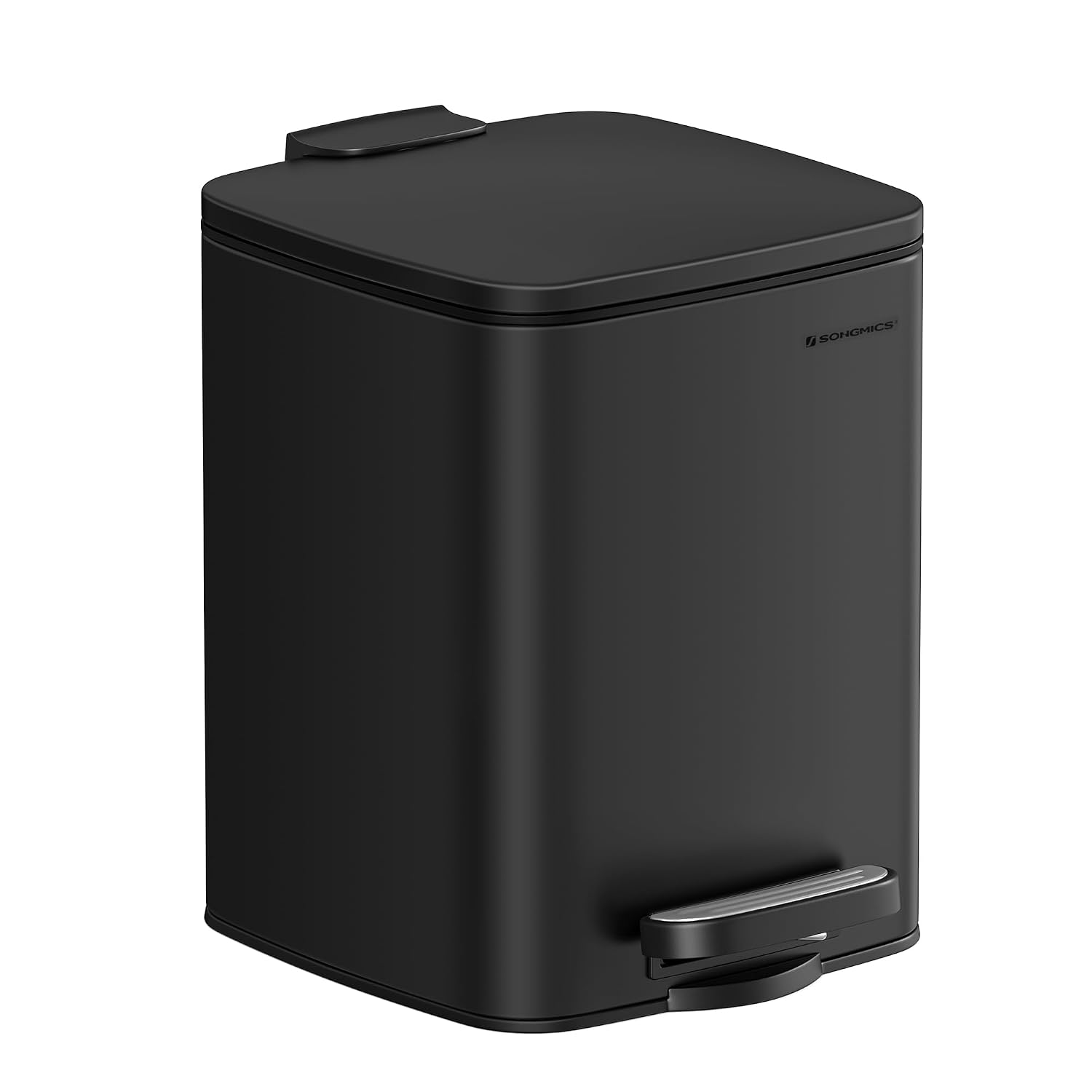 Thumbnail 6 de SONGMICS LTB591W0802 pedalhink, 8 liter, vit med mjukstängande lock
