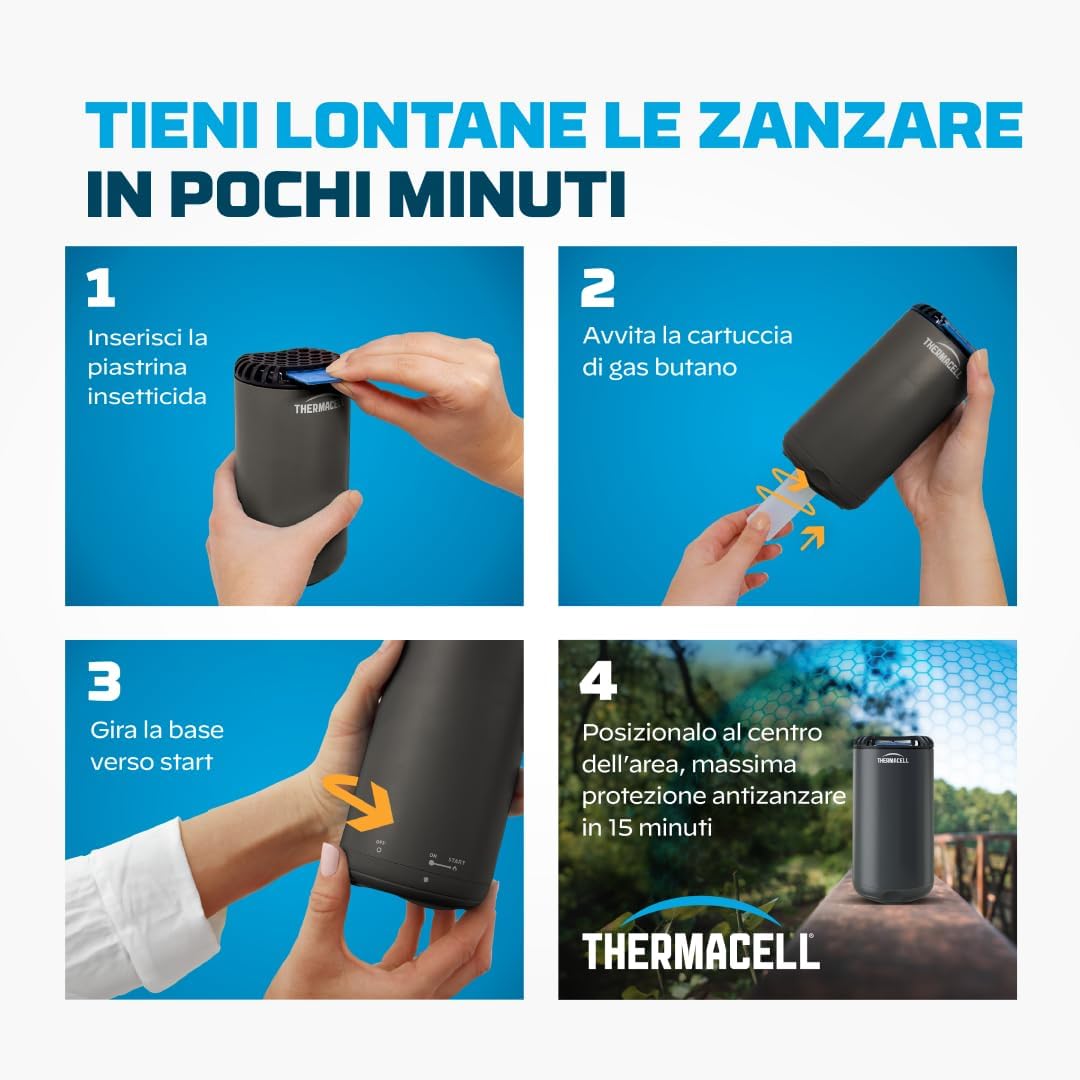 Detalle de Thermacell Ricarica Antizanzare – Zona di Protezione 21 m², 120 Ore
