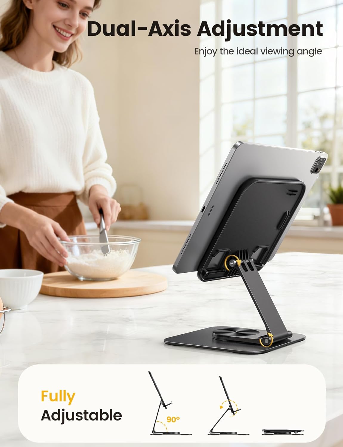 Detalle de Lamicall Tablet Stand Holder 360° rotatable