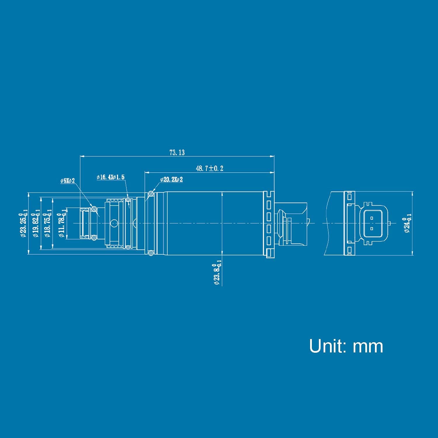 Thumbnail 5 de ACTECmax AC compressor control solenoid valve VCS14EC