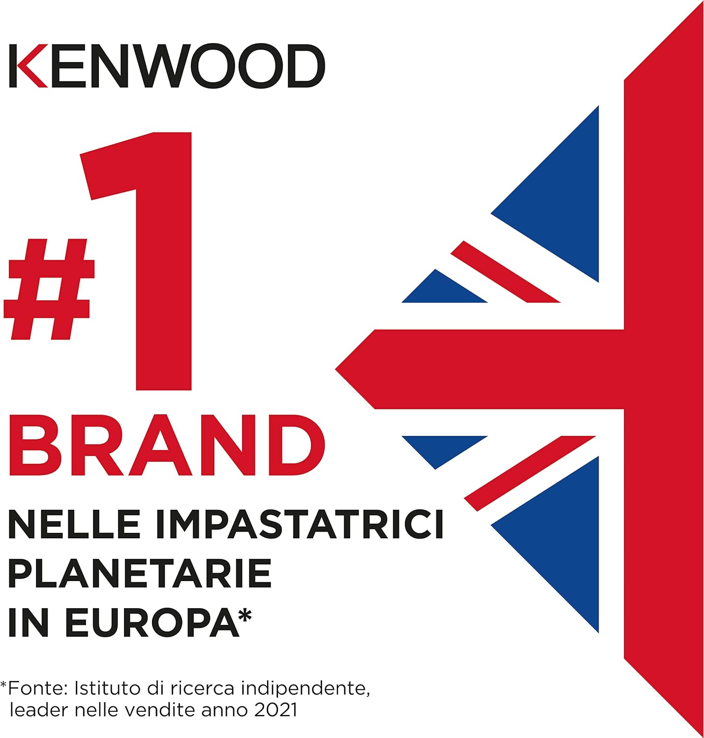 Detalle de Kenwood KVL4100S Impastatrice Planetaria Chef XL: potenza 1200W, ciotola da 6,7 L e 3 ganci inclusi