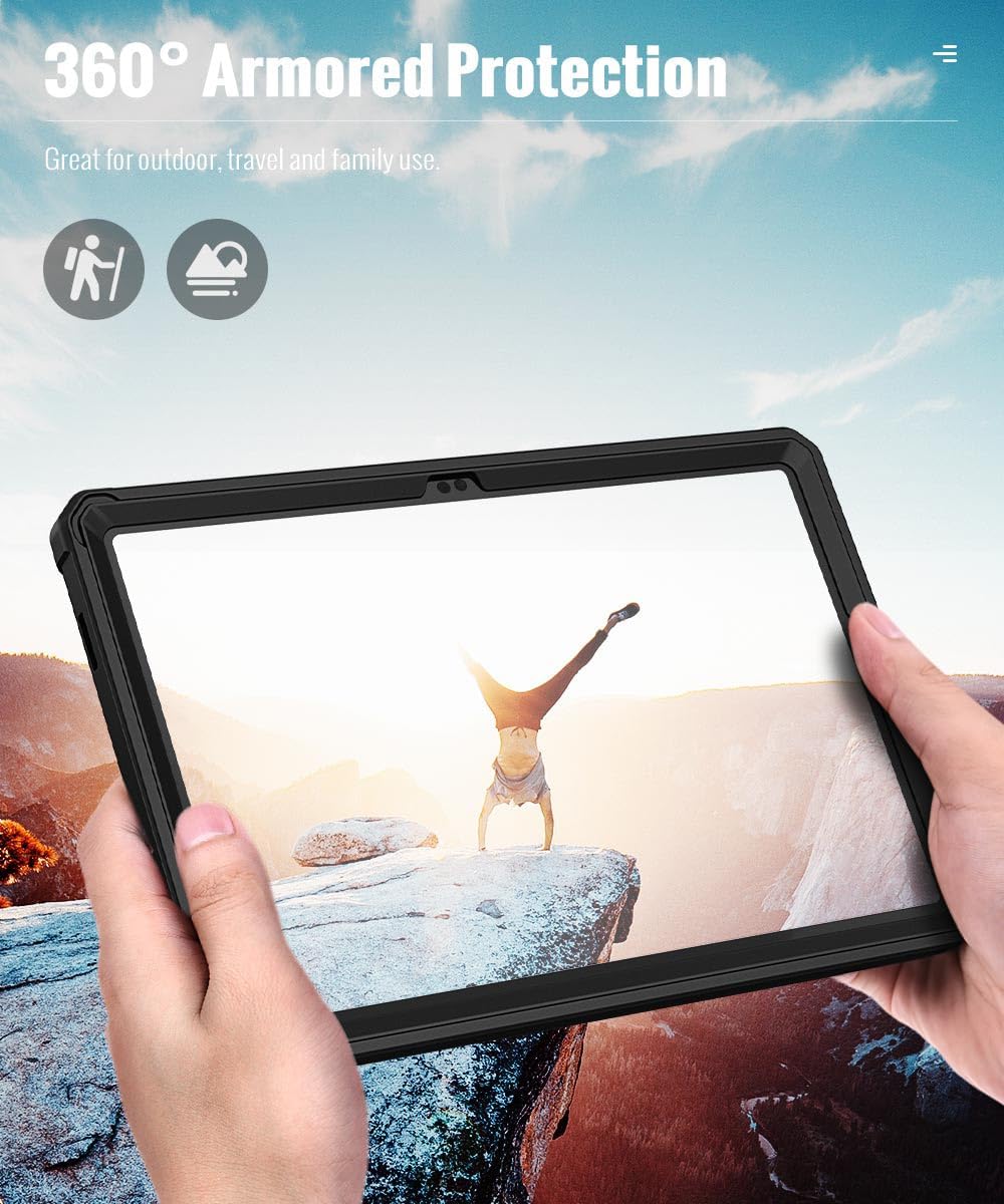 Thumbnail 6 de MoKo Rugged Tablet Case with Built-In Screen Protector