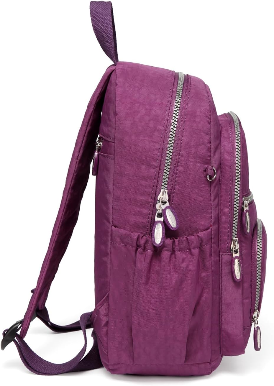 Detalle 2 de AOTIAN Women’s 9L Lightweight Sturdy Nylon Handy Backpack in Purple