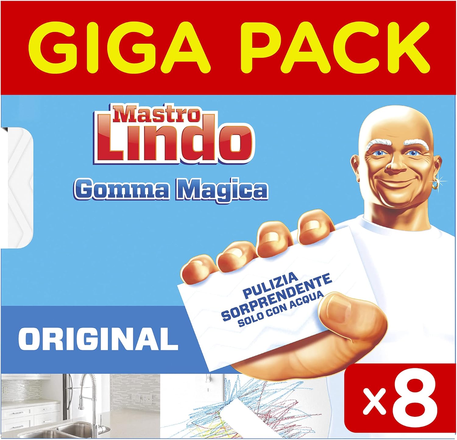 Thumbnail 6 de Mastro Lindo Gomma Magica 24 pezzi 🧽
