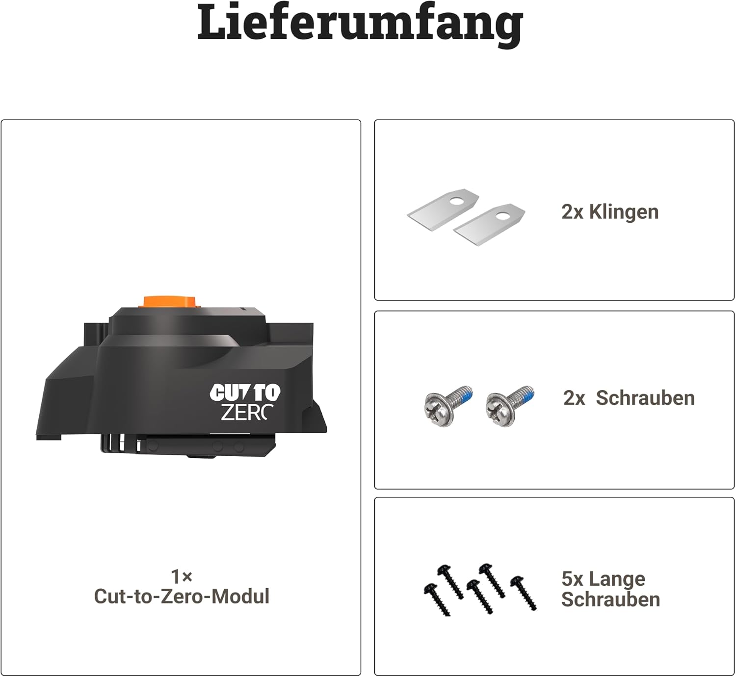 Thumbnail 3 de WORX WA0925 Cut-to-Zero Edge Cutting Modul – Kantennähe leichtgemacht für Vision Cloud S/M