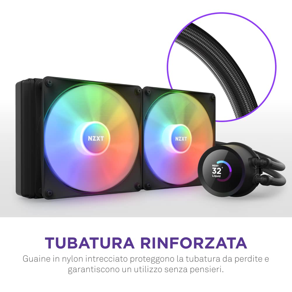 Thumbnail 6 de NZXT Kraken 280 RGB AIO Raffreddamento CPU
