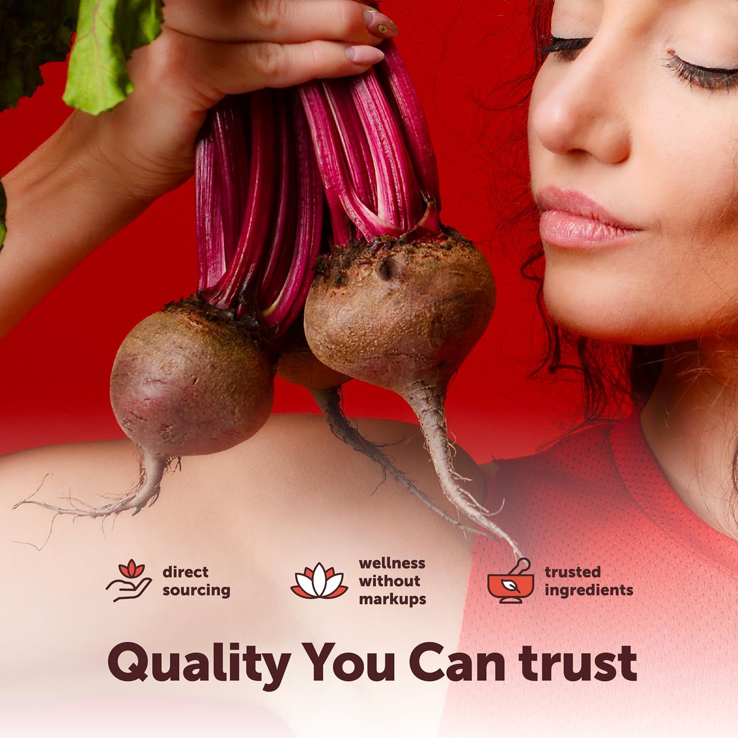 Detalle de Micro Ingredients Organic Beet Root Powder, 2 lb: Water-Soluble Beetroot for Smoothies