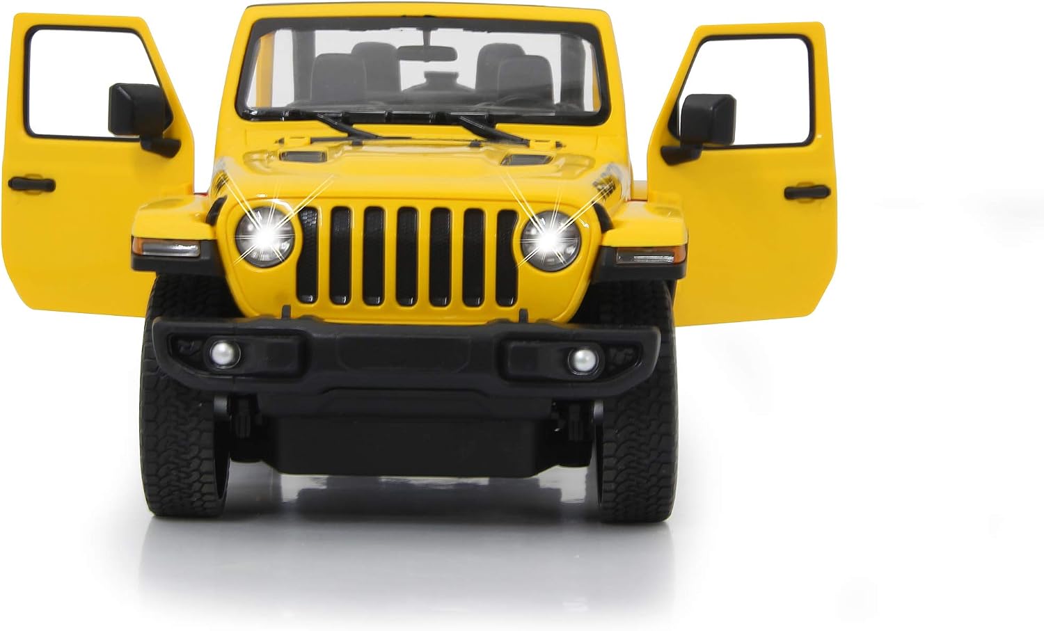 Thumbnail 1 de Jamara Jeep Wrangler JL – zdalnie sterowany samochód 1:14, żółto-czarny, LED