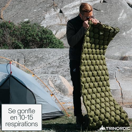 Thumbnail 8 de TRINORDIC Tapis de Camping Gonflable Ultraléger avec Oreiller — Confort et simplicité pour vos aventures