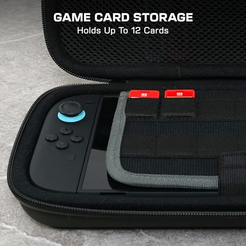 Detalle de Turtle Beach PlayTrek Hartschalen-Reiseetui für Nintendo Switch 2/Lite/OLED