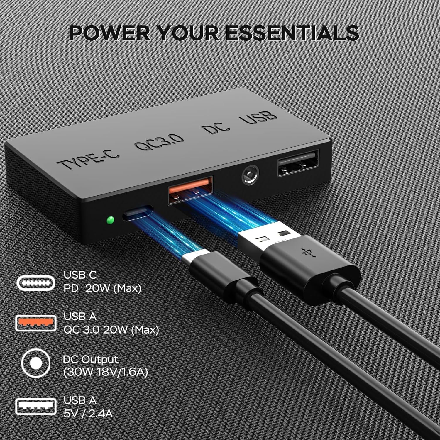 Thumbnail 5 de MARBERO 30W Portable Solar Panel Charger