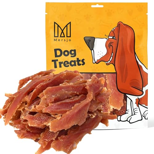 Detalle de MERSJO – Friandises à mâcher au magret de canard séché, 92 % de viande, 500 g