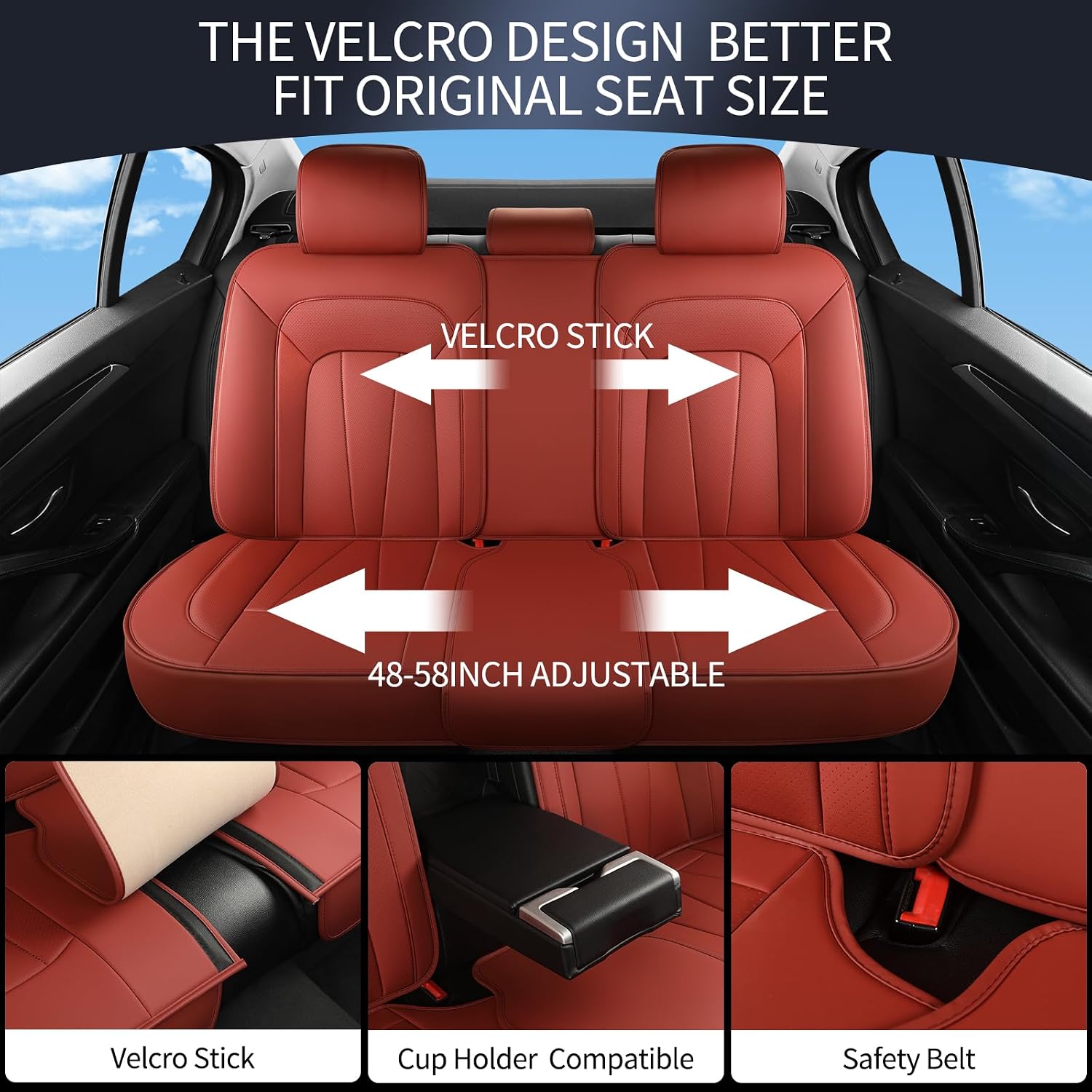 Thumbnail 3 de CarLuxor Leather Car Seat Covers