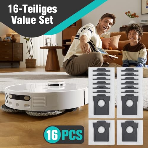Thumbnail 6 de UNU 16 Stück Staubbeutel für Dreame X30/X40/X50 Ultra & Co. – 3,2 L, mit Auto-Verschluss