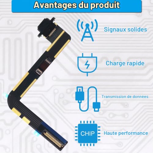 Thumbnail 4 de ZHUROUPU Connecteur de station d'accueil pour iPad 7 (2019/2020) – Remplacement du Port de Charge