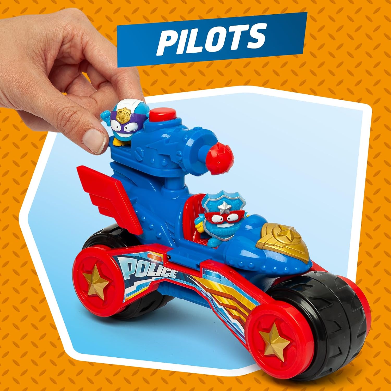 Thumbnail 6 de SUPERTHINGS Battle Vehicle Police 8431618043790 – pojazd z chwytakiem i wyrzutnią