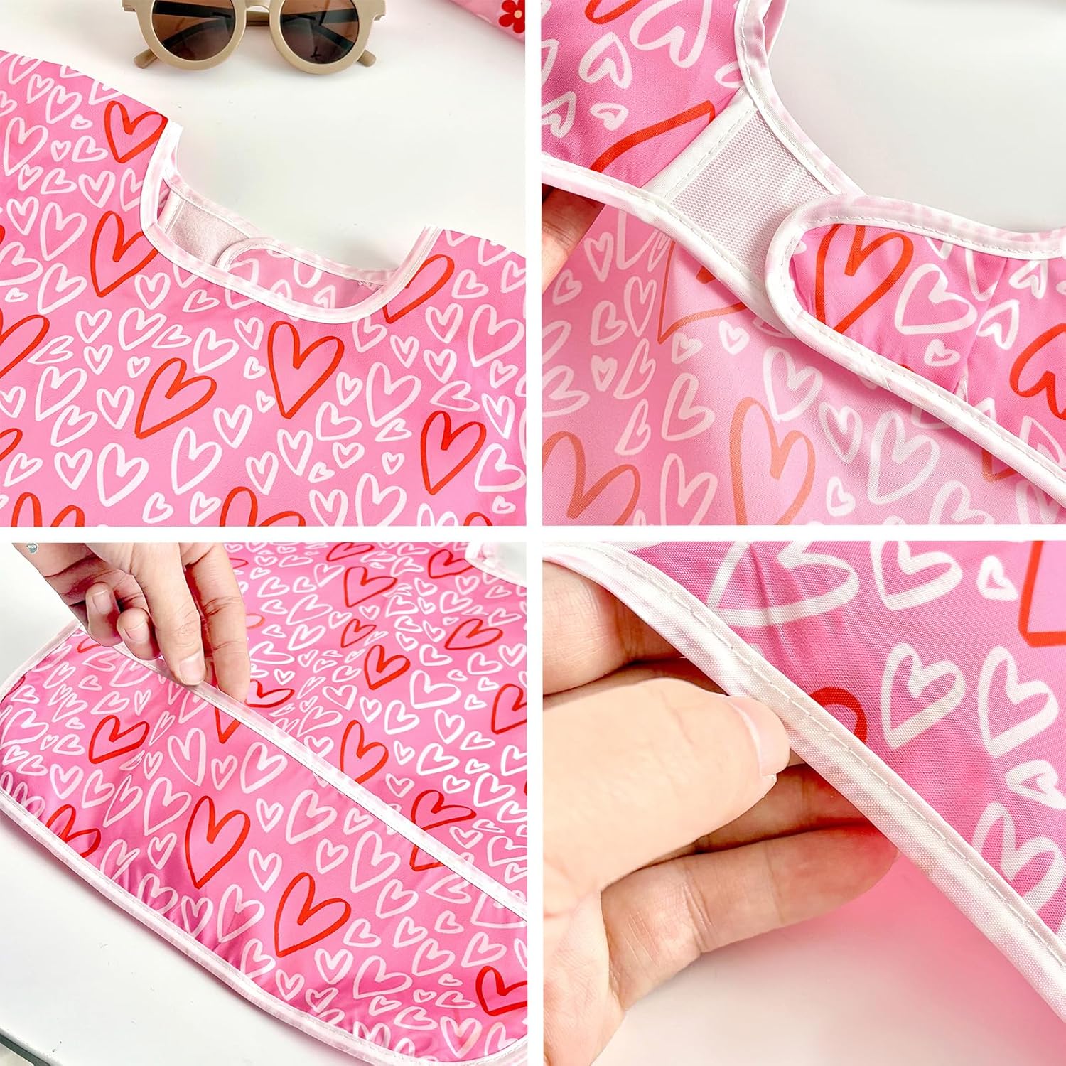 Thumbnail 5 de PandaEar 5er Pack Baby-Lätzchen mit Ärmeln (abwaschbar, wasserdicht) für 6–24 Monate