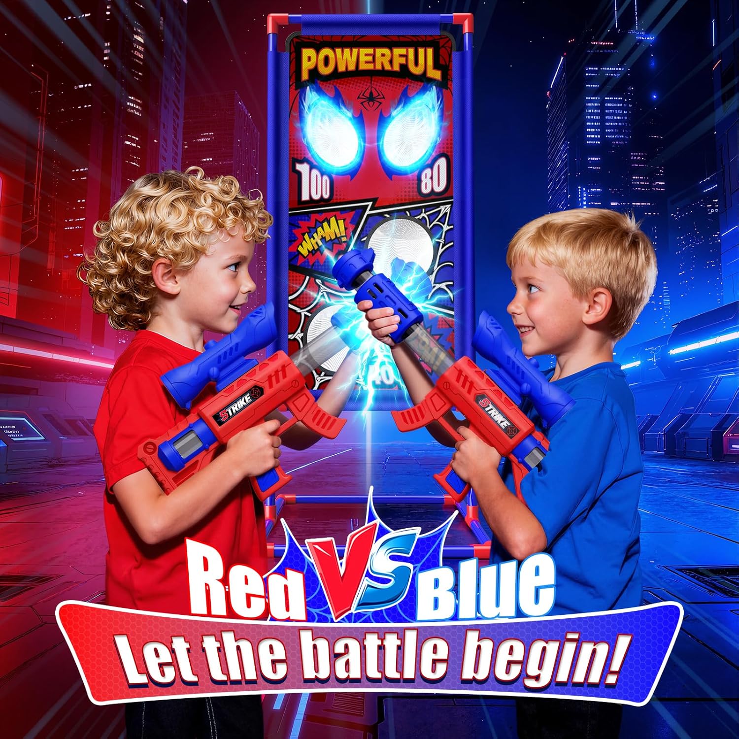 Thumbnail 1 de Shooting Game Toys 2 Air Blaster Set 24 balls