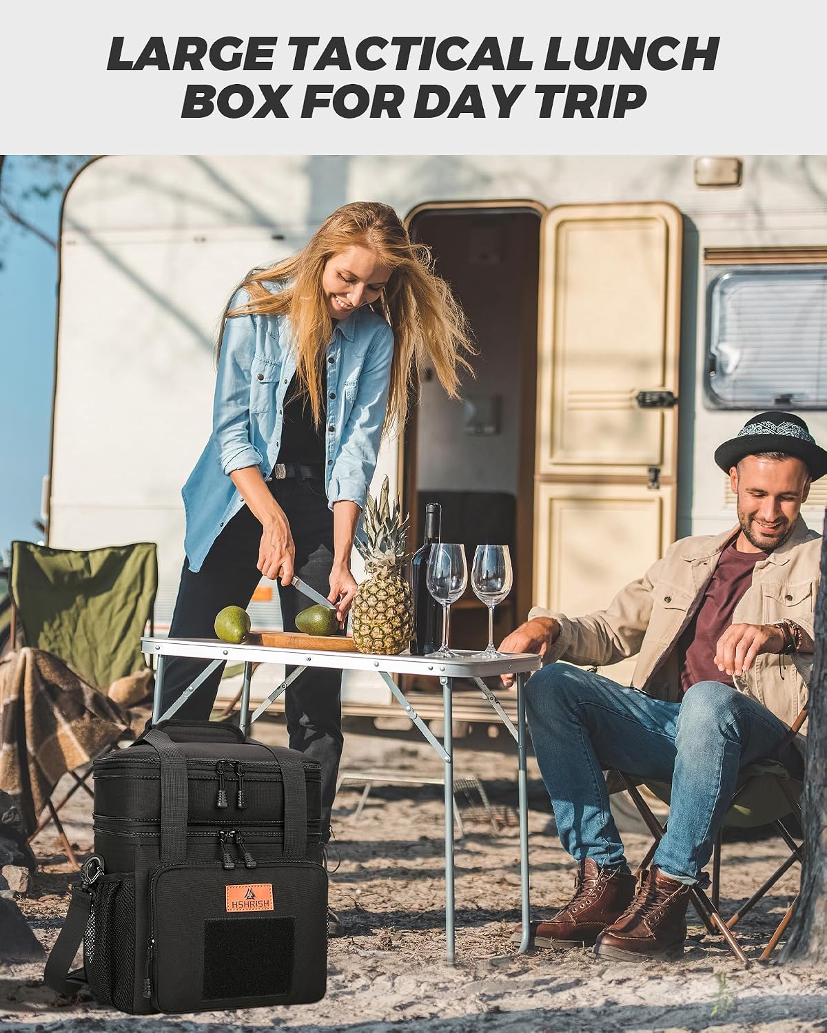 Thumbnail 5 de HSHRISH Expandable Large Tactical Lunch Box for Adults