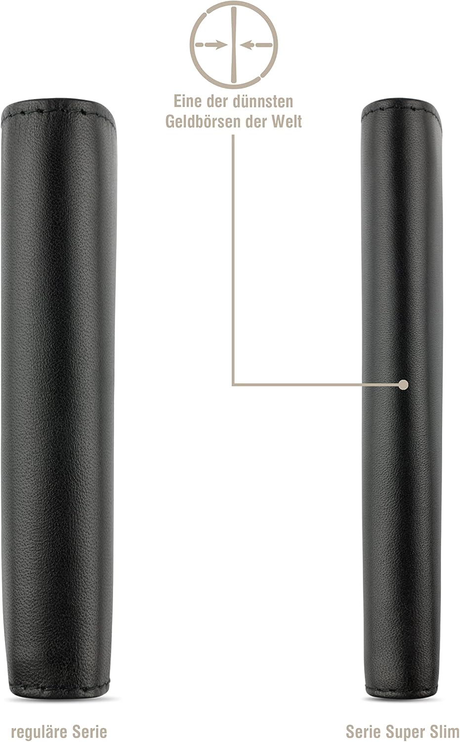 Thumbnail 4 de bugatti Super Slim – Portefeuille fin en cuir véritable avec protection RFID, Noir