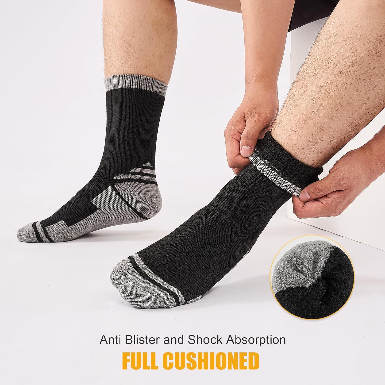 Thumbnail 2 de Merino hiking socks, thermal thick 3-pack