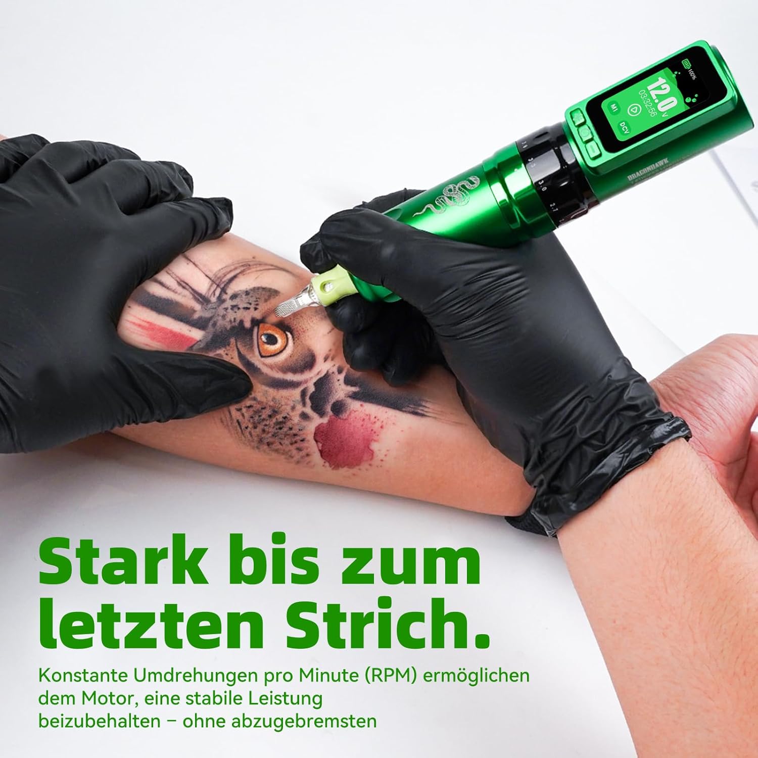 Thumbnail 3 de Dragonhawk Fold Pro: kabellose Tattoo-Maschine als Profi-Stift mit austauschbaren Batterien
