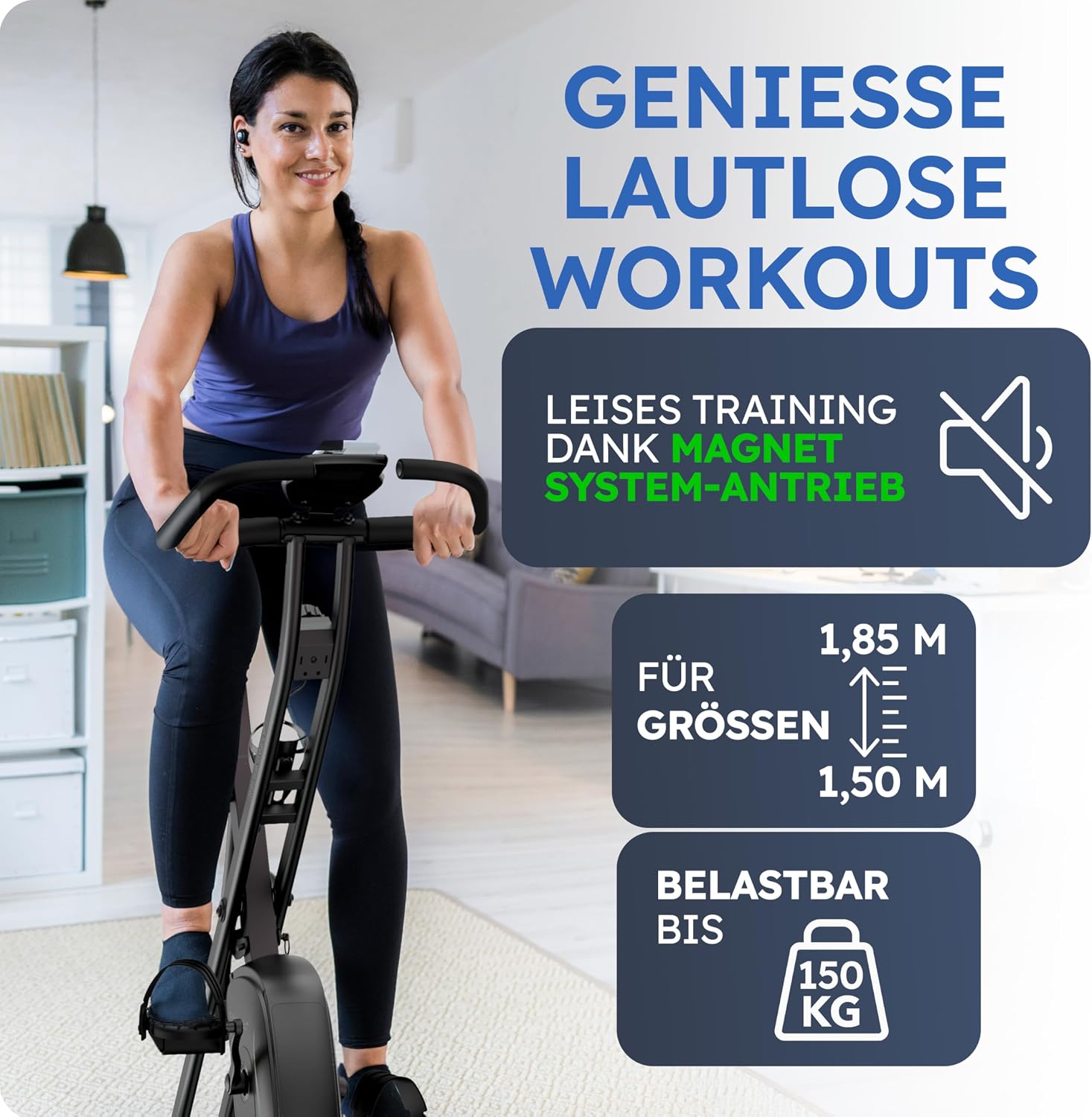 Thumbnail 4 de Heldenwerk Heimtrainer Klappbar 150 kg