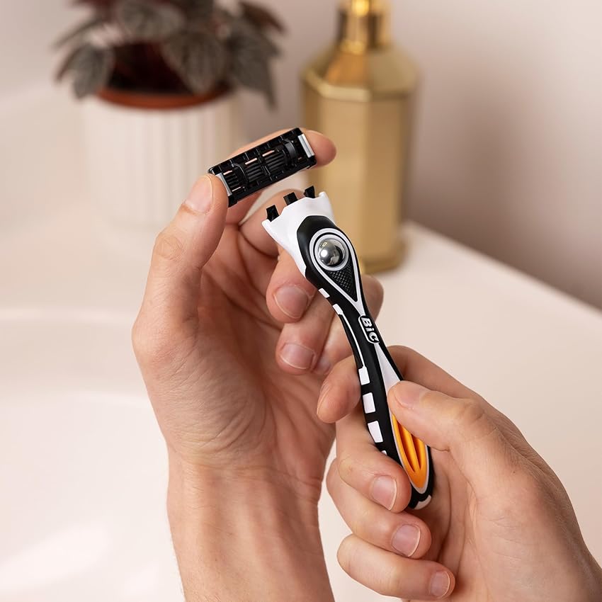 Detalle 2 de BIC Hybrid 5 Flex 8 recambios, 5 hojas móviles 🪒