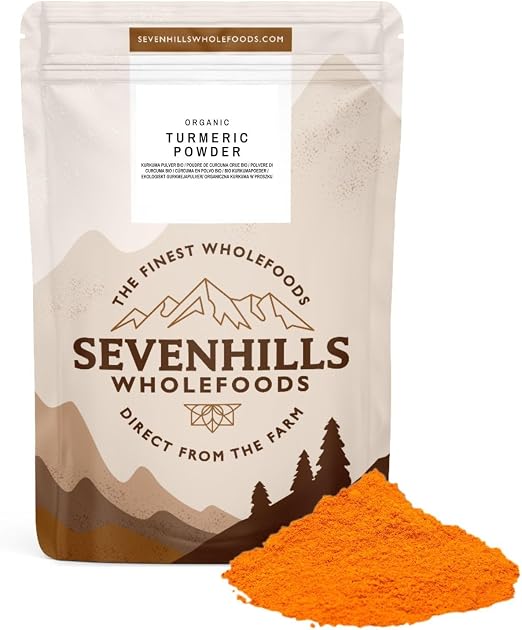 Sevenhills Wholefoods Cúrcuma Orgánica en Polvo 500 g 🍂