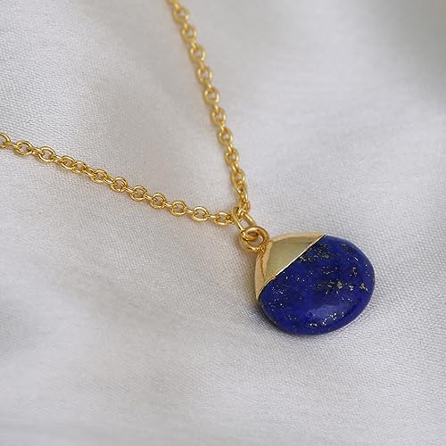Thumbnail 4 de Gempires Lapis Lazuli Teardrop Pendant Necklace by GEMPIRES NATURE’S TREASURE