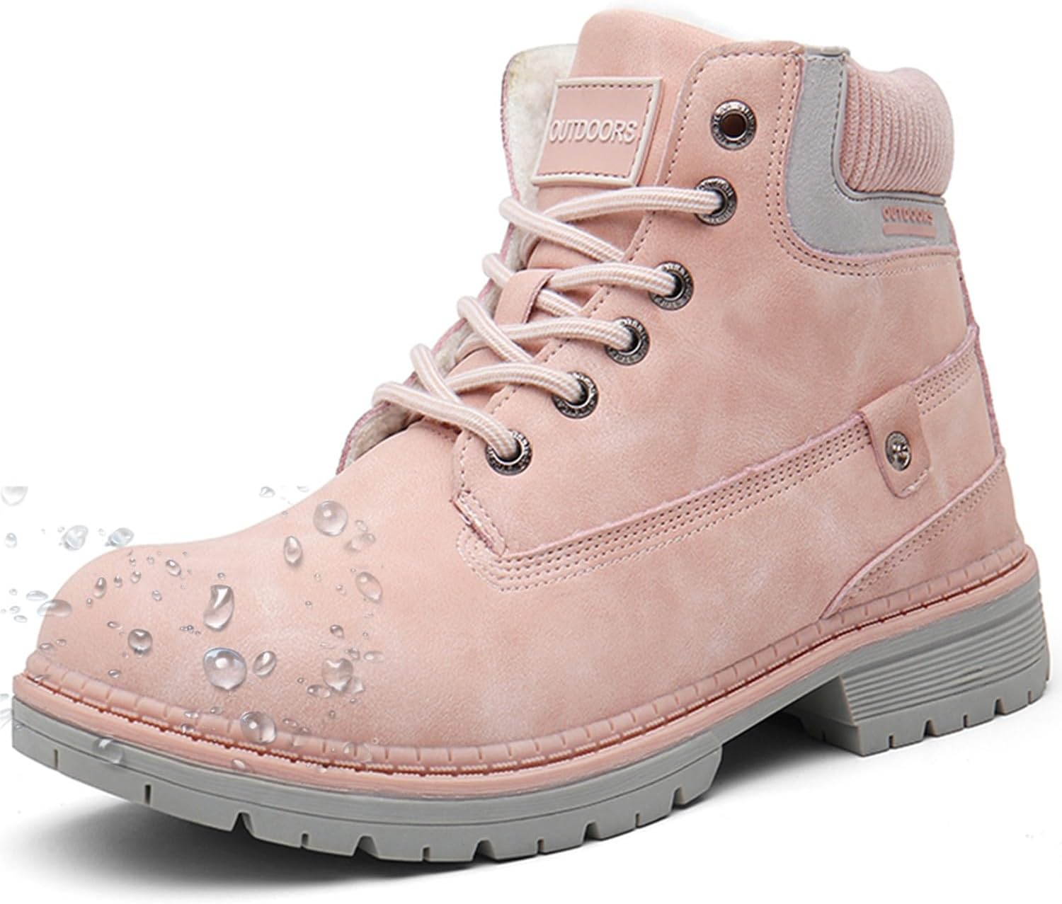 Thumbnail 4 de Stivali invernali unisex impermeabili con pelliccia extra calda