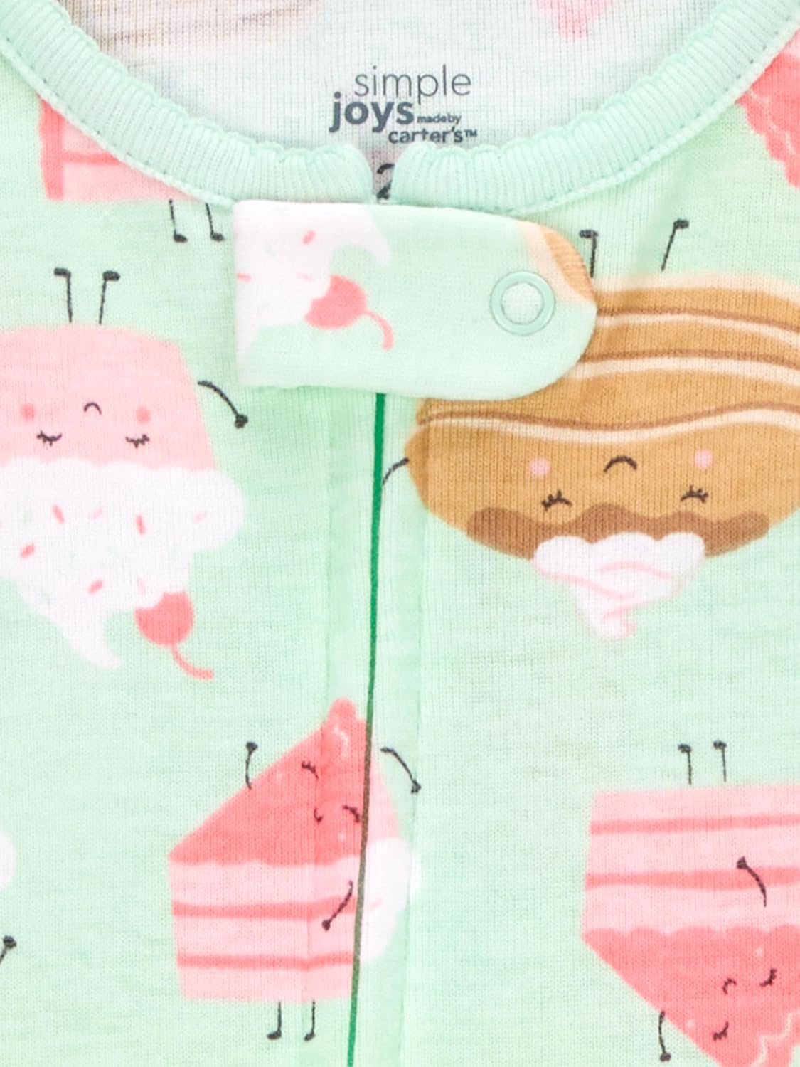 Detalle de Simple Joys by Carter's Baby-Boys 3-Pack Snug Fit Footless Cotton Pajamas