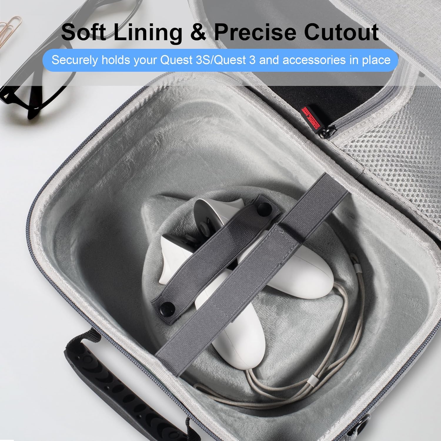 Thumbnail 2 de DEVASO Large Carrying Case for Meta Quest 3S Accessories