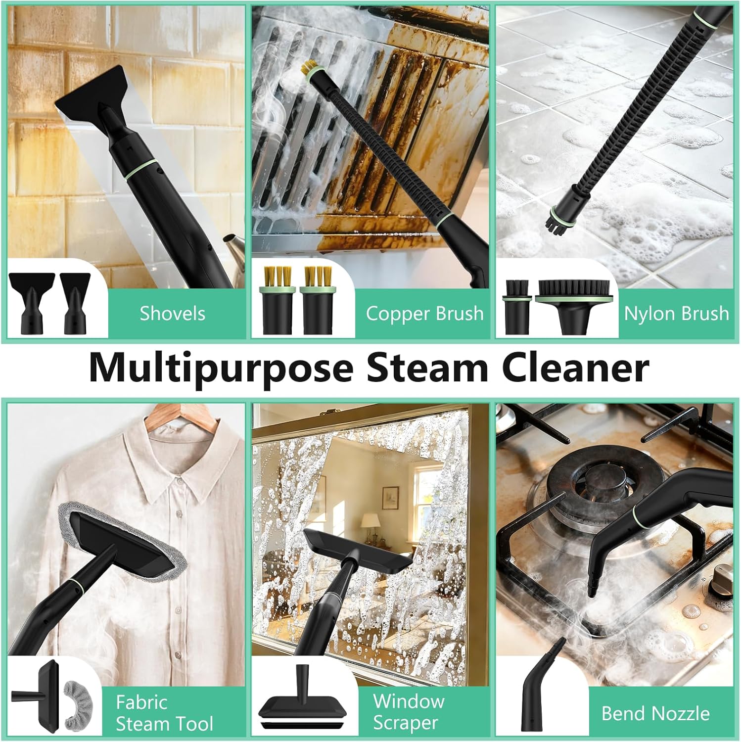 Thumbnail 6 de Steam Cleaner Portable 1.25L Handheld 🧹