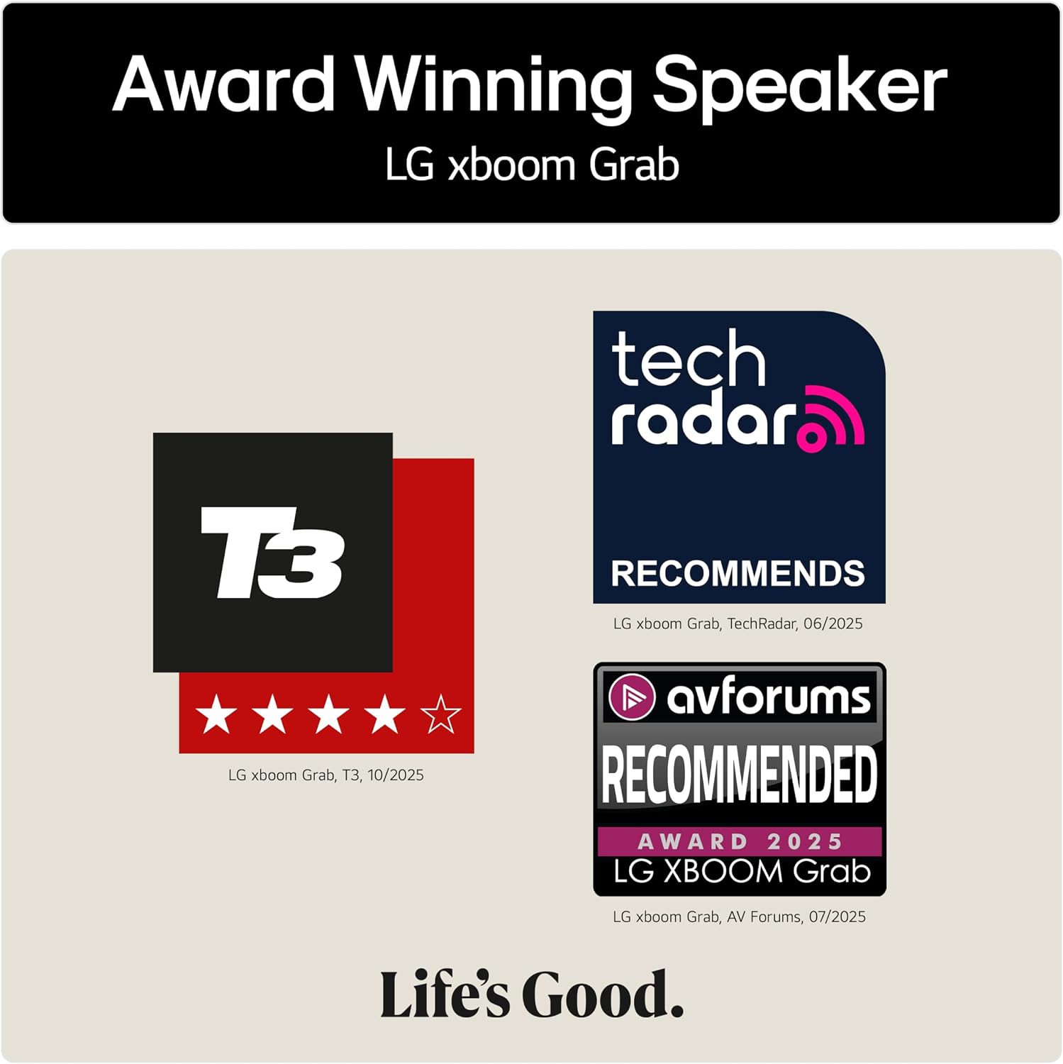 Detalle 2 de LG xboom Grab portable Bluetooth speaker 20h playback