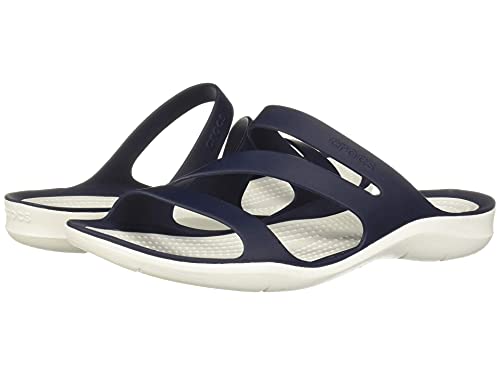 Detalle de Crocs Women Swiftwater Sandal Blue – Lightweight Everyday Wear