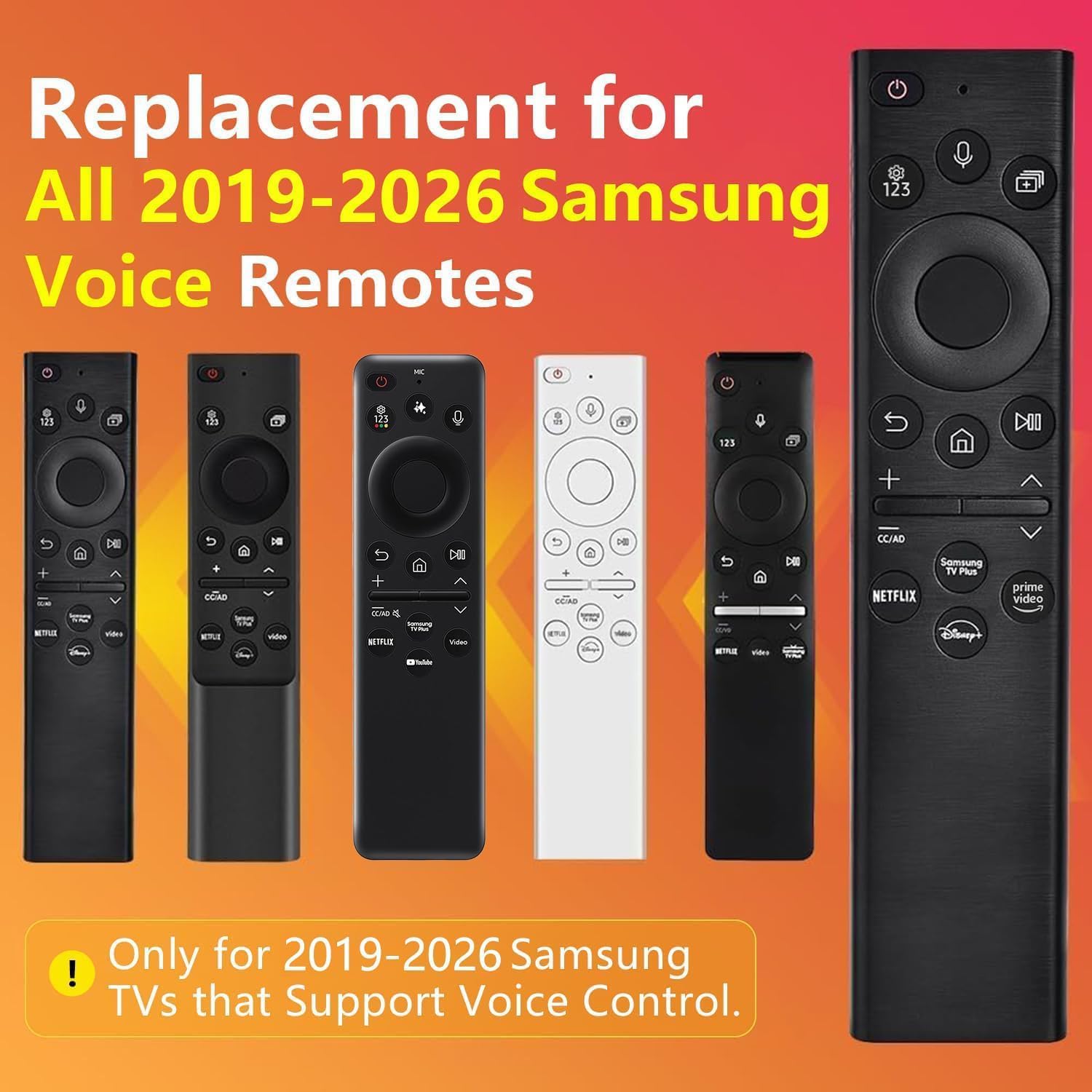 Detalle 2 de Replacement Remote for Samsung TVs 2-Year