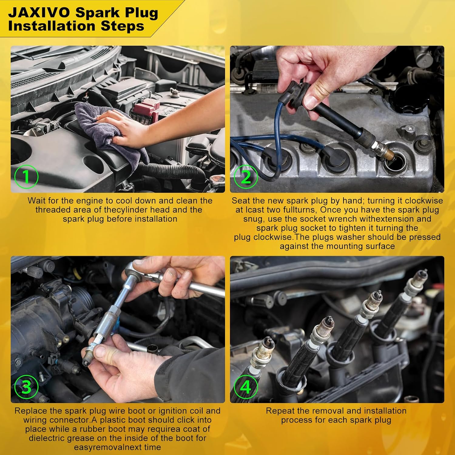 Thumbnail 6 de Jaxivo Spark Plugs 9029