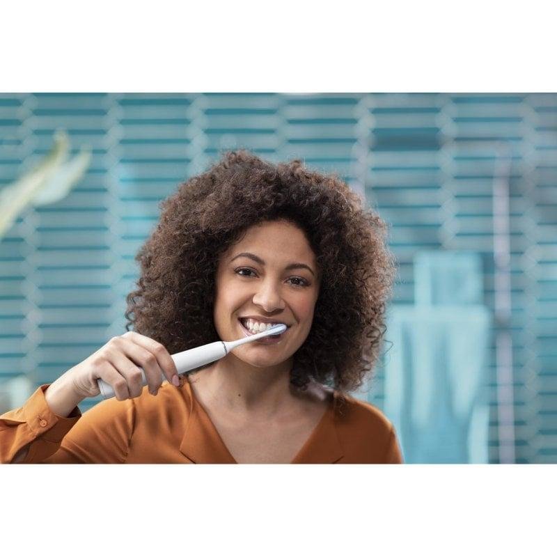 Detalle de Philips Sonicare DiamondClean 9000 HX9913/17 cepillo eléctrico vibratorio blanco con Bluetooth
