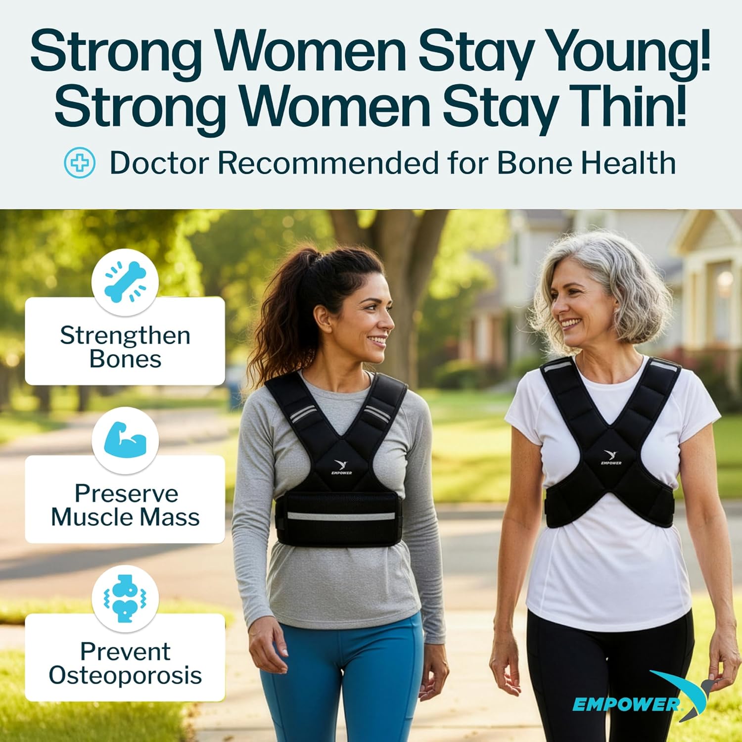 Detalle de Empower Weighted Walking Vest 8 lb for Women ๐๏ธโ
