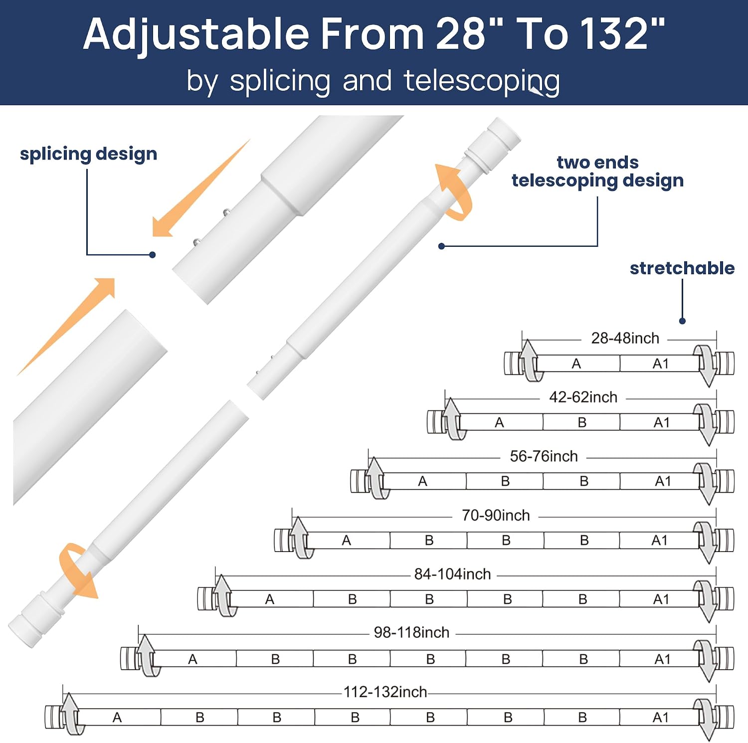 Detalle 2 de ENJOYBASICS Curtain Rod, 1-inch diameter