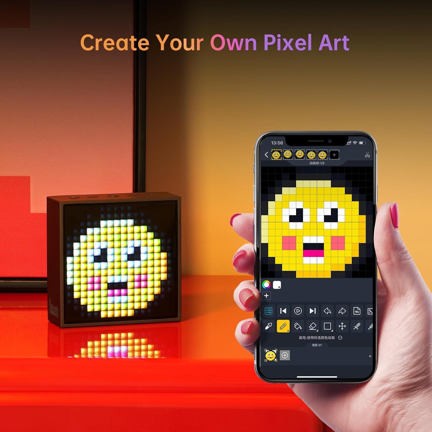 Thumbnail 5 de Divoom Timebox Evo Pixel Art Bluetooth Speaker