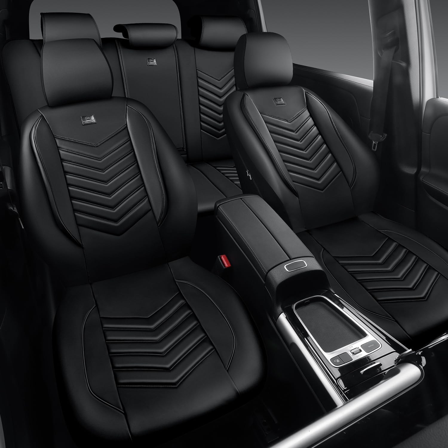 Thumbnail 4 de CAR PASS 3D Foam Faux Leather Seat Covers 5pc