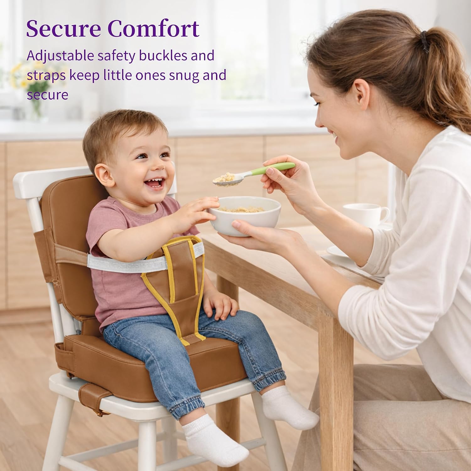 Detalle 2 de Toddler Booster Seat with PU Cover