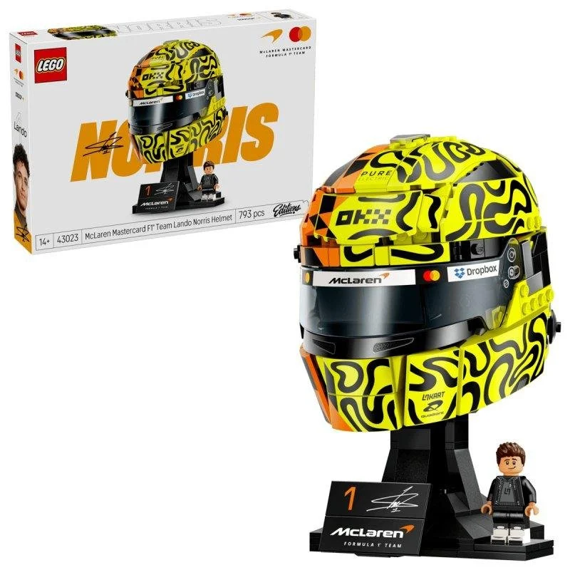 Detalle de LEGO Editions McLaren Mastercard F1 Team Casco de Lando Norris 43023 – 793 piezas