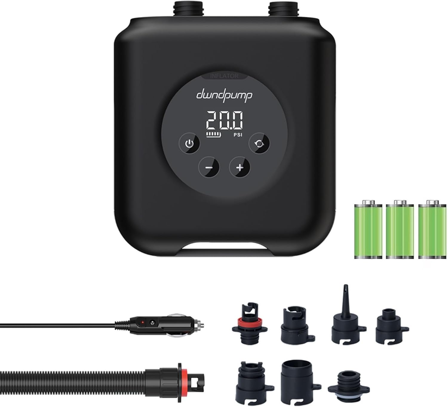 Detalle de dwndpump Pompa Elettrica SUP 20 PSI: gonfiaggio rapido e portatile per SUP e altre attività